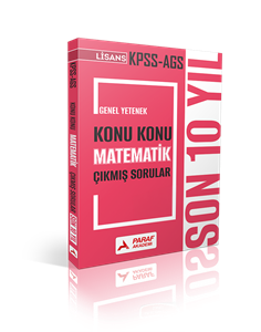 KPSS LİSANS Son 10 Yıl Konu Konu Matematik Çıkmış Sorular