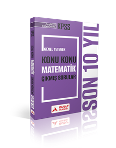  KPSS ÖN LİSANS - ORTAÖĞRETİM Son 10 Yıl Konu Konu Matematik Çıkmış Sorular