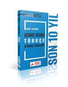KPSS ÖN LİSANS - ORTAÖĞRETİM Son 10 Yıl Konu Konu Türkçe Çıkmış Sorular