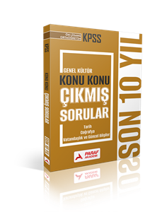 KPSS ÖN LİSANS - ORTAÖĞRETİM Son 10 Yıl Konu Konu Tarih-Coğrafya-Vatandaşlık ve Güncel Bilgiler Çıkmış Sorular