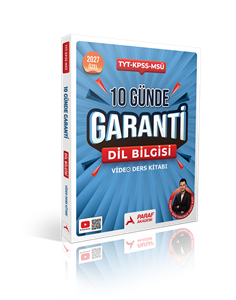 TYT 10 Günde Garanti Dil Bilgisi