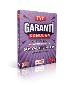 TYT Sosyal Bilimler Garanti Konular Soru Bankası