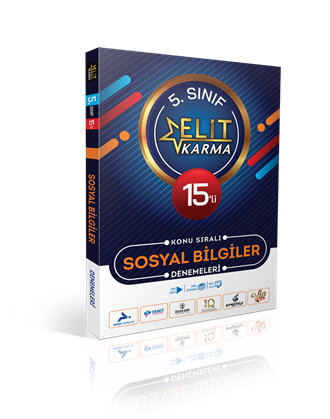 5. Sınıf Elit Karma Sosyal Bilgiler 15 Branş Denemeleri