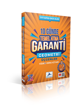 TYT-AYT Geometri Üçgenler 10 Günde Temel Atma Garanti Video Ders Kitabı