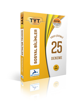TYT Sosyal Bilimler Video Çözümlü 25 Branş Denemesi