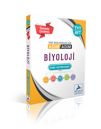 Adım Adım Serisi TYT -AYT Biyoloji Soru Kütüphanesi (Tamamı Çözümlü)