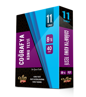 11. Sınıf Coğrafya Konu Testi